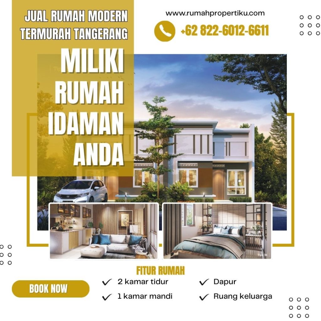 Jual Rumah Modern Termurah Tangerang