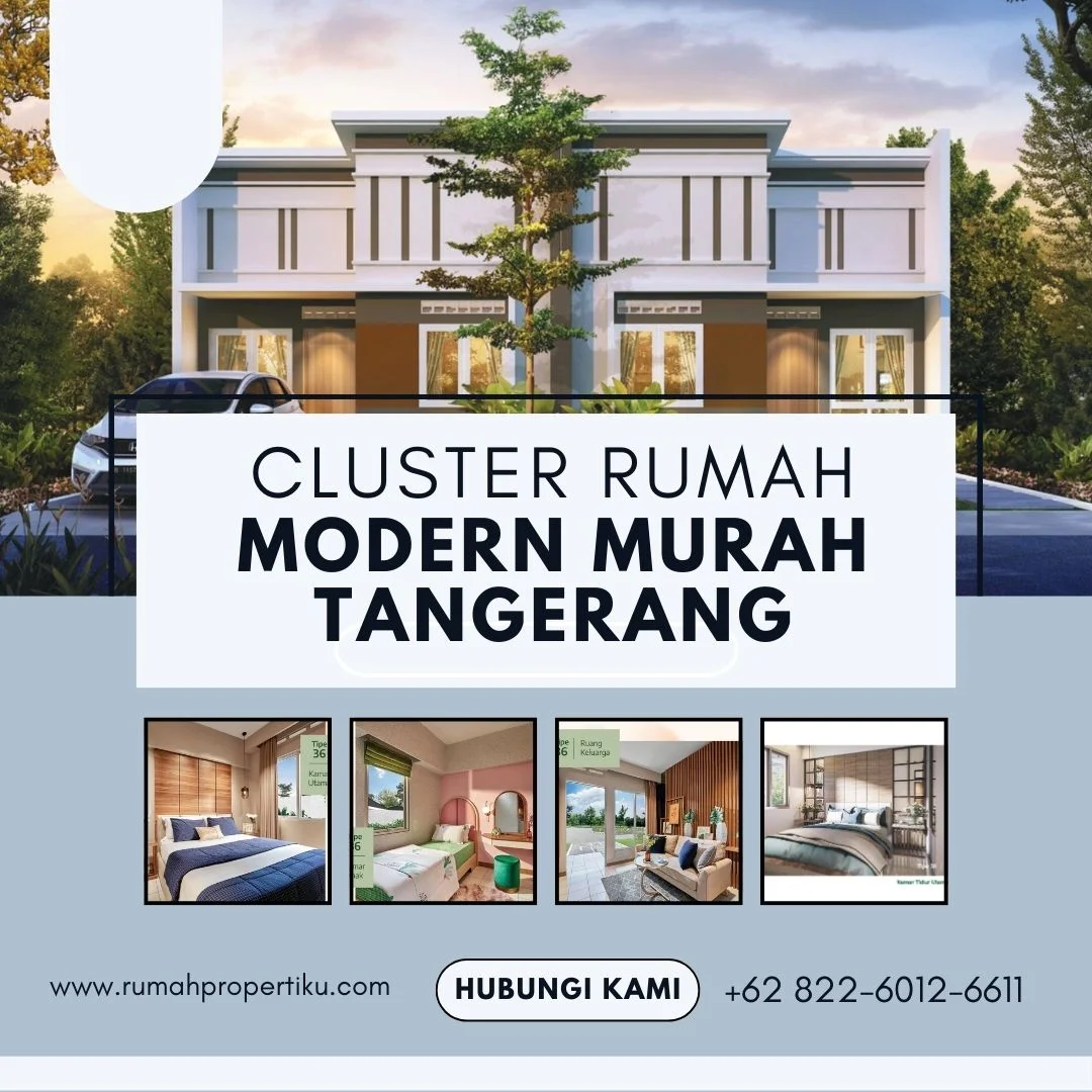 Cluster Rumah Modern Murah Tangerang