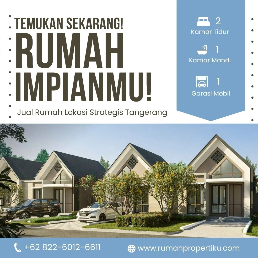 Jual Rumah Lokasi Strategis Tangerang