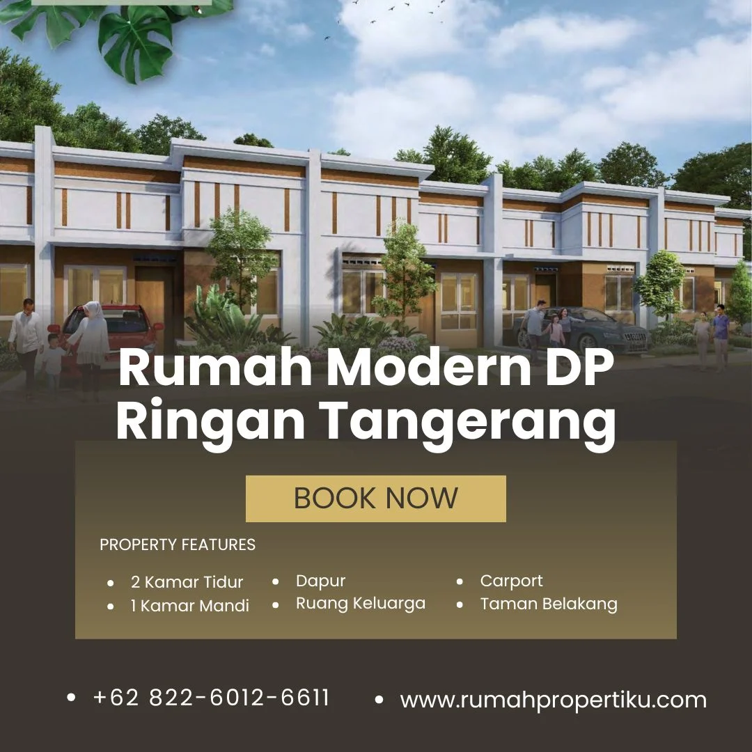 Rumah Modern DP Ringan Tangerang